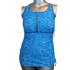 NWT Free Country Tankini, Blue Turquoise, sz XXL